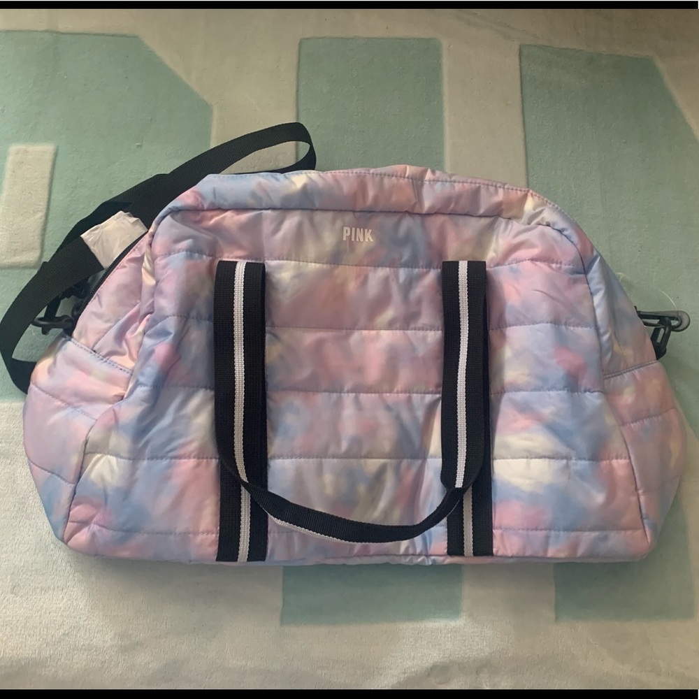 SOLD NWOT PINK Tye Dye Duffle Bag